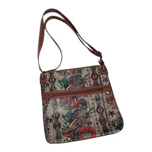 Sakroots Owl Crossbody Purse